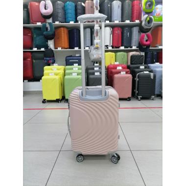 Чемодан 20 дюймов TR Travel бежевый из поликарбоната (ручная кладь)